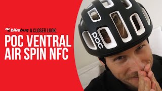 POC Ventral Air SPIN NFC Helmet  Bikebug [upl. by Ahsiekat]