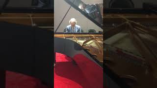 Paolo Fazioli Playing on Our FAZIOLI F278 Concert Grand Piano 9’2” [upl. by Idorb]