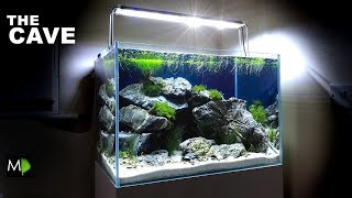 quotTHE CAVEquot AQUARIUMHow To  Aquascape Tutorial  Setup [upl. by Yentihw]