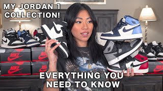 MY NIKE AIR JORDAN 1 COLLECTION Everything You Need To Know Before Buying [upl. by Ddej]