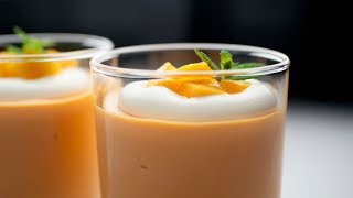 Only 3 Ingredient Mango Mousse Recipe In 15 Minutes [upl. by Henryson856]