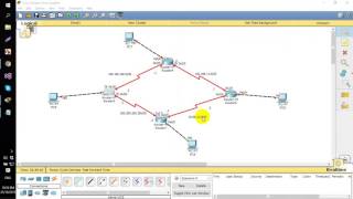 Static Routing between 4 Routers [upl. by Wareing]