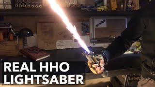 First real lightsaber HHO amp high pressure electrolyzer Guinness World Records approved [upl. by Seidler]