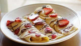 How to Make Crepes  Easy Crepe Recipe [upl. by Hauck]