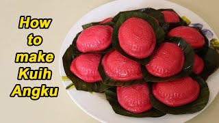 Moms Recipe  Cara membuat Kuih Angku  Kuih KuraKura [upl. by Gross]