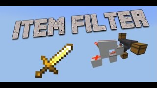 Minecraft NonStackable Item Filter Tutorial Bedrock and Java 119 [upl. by Solley]