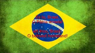 Brazil National Anthem English lyrics [upl. by Solracsiul260]