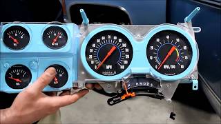 7387 Square Body Instrument Cluster Install [upl. by Severin736]