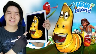 HOW TO DRAW YELLOW LARVA  LARVA ISLAND [upl. by Licha890]