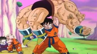 Dragon Ball Z KaiGoku Uses Kaioken On Nappa [upl. by Nahtanha]