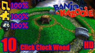 Banjo Kazooie HD 100 Walkthrough Part 10  Click Clock Wood [upl. by Drarehs]