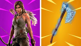 10 Most TRYHARD Lara Croft Combos In Fortnite [upl. by Abebi]