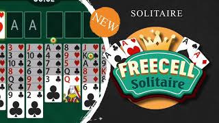 FreeCell Solitaire [upl. by Airliah36]