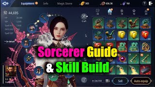 MIR4 Sorcerer Guide amp Skill Build [upl. by Rdnaskela839]