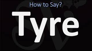 How to Pronounce Tyre BIBLE Lebanon [upl. by Cadmar]