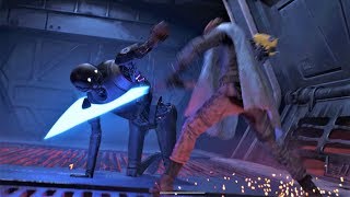 Starwars  Jedi Fallen Order  Combat Gameplay amp Force Moments [upl. by Adnilreh]