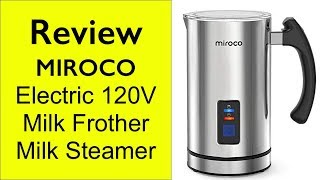 Review Miroco Milk Frother  How to make froth milk at home [upl. by Bria]