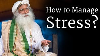 How to Manage Stress  Sadhguru [upl. by Aerdnael286]