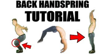 HOW TO BACK HANDSPRING  Tricking Tutorial w Jack Payne  DANCE TUTORIALS LIVE [upl. by Horten119]