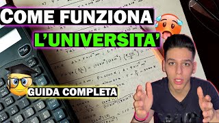 COME FUNZIONA lUniversità TUTTO quello che DEVI SAPERE [upl. by Leaffar63]