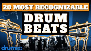 The 20 Most Recognizable Drum Beats [upl. by Chisholm951]