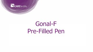 Care Fertility  GonalF PreFilled Pen Injection Teach  Diana Baranowski [upl. by Mallina]