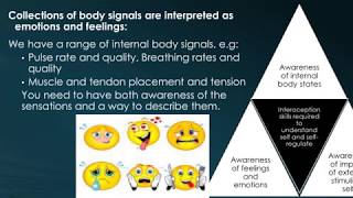 Introduction to interoception feelings behave part 1 [upl. by Meingolda]