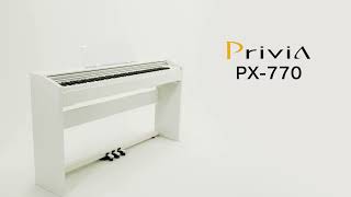 Privia PX770 Tutorial Video  CASIO [upl. by Rumit]