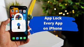 Free App Lock for any iPhone  How to lock apps on iPhone [upl. by Dnalevelc]