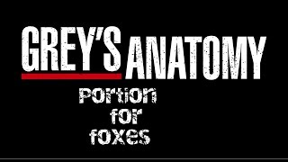 GREYS ANATOMY  Lyrics  portion for foxes [upl. by Dabney]