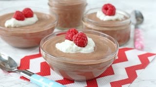 Greek Yogurt Chocolate Mousse  Healthy Dessert Recipe [upl. by Nary]