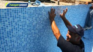 Installation of Agam swimming pool liners [upl. by Appleby973]