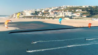 Kitesurf Portugal  Kitesurf Obidos lagoon  Kitesurf school Portugal [upl. by Ybbil317]