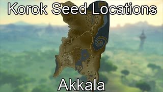 Breath of the Wild Korok Seed Guide  Akkala [upl. by Haret497]