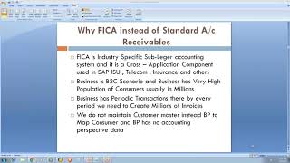 SAP FICA  Contract accounting Training amp Overview  By SIMHA Hyderabad [upl. by Heidie83]