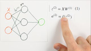 Neural Networks Demystified Part 2 Forward Propagation [upl. by Einahteb]