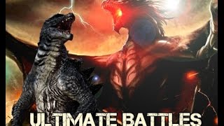 Ultimate Battles Godzilla vs Ancalagon the Black [upl. by Ennaerb224]