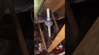 Best Way to Install a Radon Fan in a Hot Attic [upl. by Helli62]