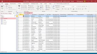 How to Add a Record to a Table in MS Access  Office 365 [upl. by Aleunamme443]