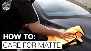 How To Clean Your Matte Finish With Meticulous Matte  Chemical Guys [upl. by Nirehtac402]