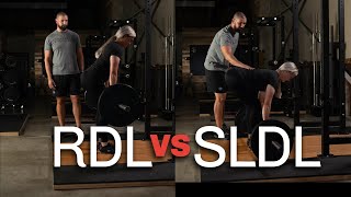 How To Romanian Deadlift vs Straight Leg Deadlift [upl. by Valentijn]