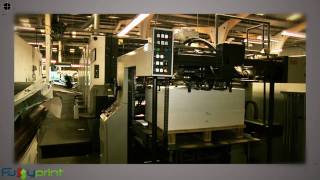 Litho Printing Process [upl. by Emmit]