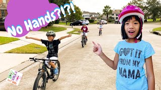 How to Ride a Bike With No Hands For Beginners and Kids [upl. by Navinod499]