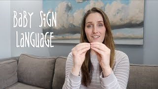 Baby Sign Language  5 Basic Signs [upl. by Amol917]