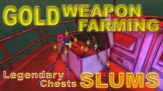 GOLD WEAPON FARMING In Dying Light  Using Hard Locked Chests Legendary Chest Locations In Slums [upl. by Aret]