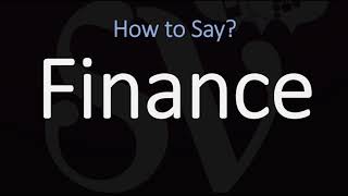 How to Pronounce Finance 3 WAYS British amp American English Pronunciation [upl. by Natascha]