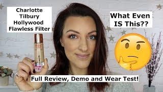 Charlotte Tilbury Hollywood flawless filter  Review and Demo [upl. by Ehcropal185]