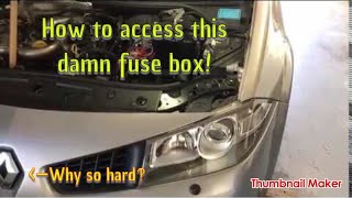 How to access fuses on your Renault [upl. by Maisie721]