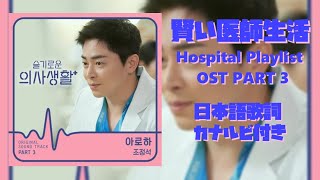 Cho Jung Seok チョ・ジョンソク – Aloha  賢い医師生活 OST PART 3 日本語歌詞 amp 韓国歌詞 amp カナルビ [upl. by Esinek839]