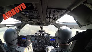 B1 Bomber July 4th Flyover Cockpit Footage [upl. by Athena451]